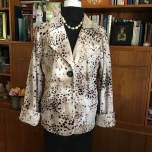 SUSAN GRAVER FLEECE JACKET